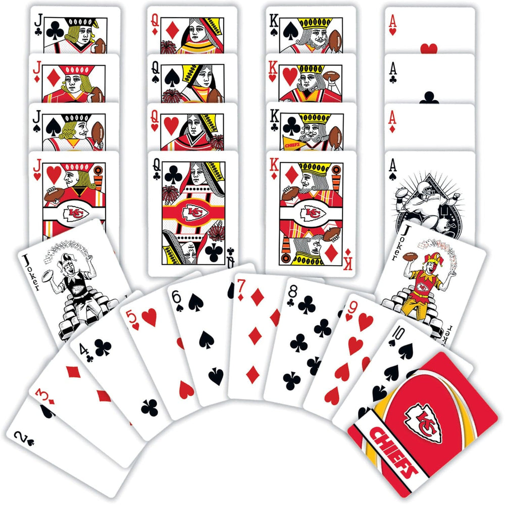 Kansas City Chiefs Playing Cards - 54 Card Deck (ONLINE ORDER ONLY)