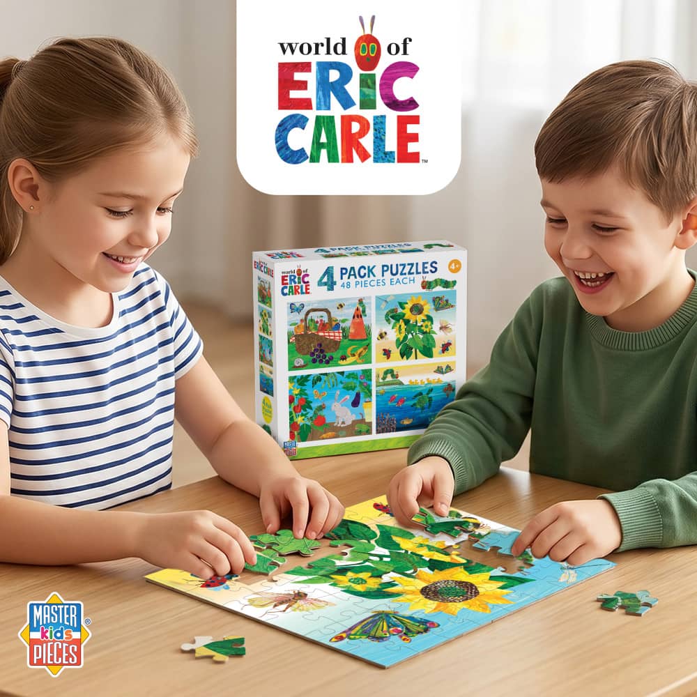 World of Eric Carle 48 Piece Jigsaw Puzzles 4-Pack