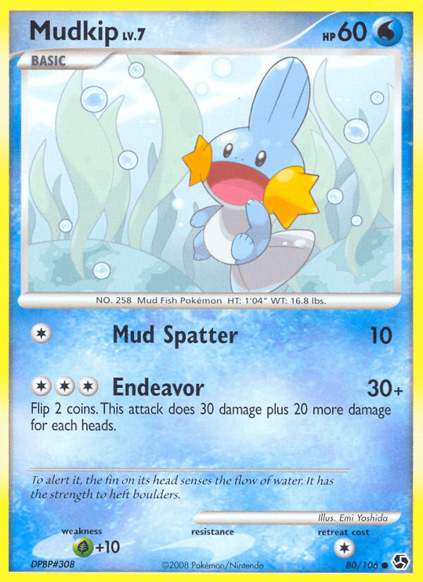 Mudkip (80/106) [Diamond & Pearl: Great Encounters] (Online Only)