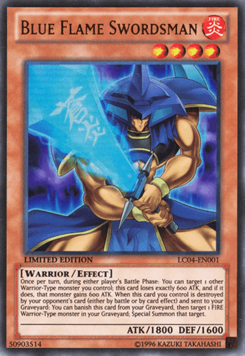 Blue Flame Swordsman [LC04-EN001] Ultra Rare (ONLINE ORDER ONLY)