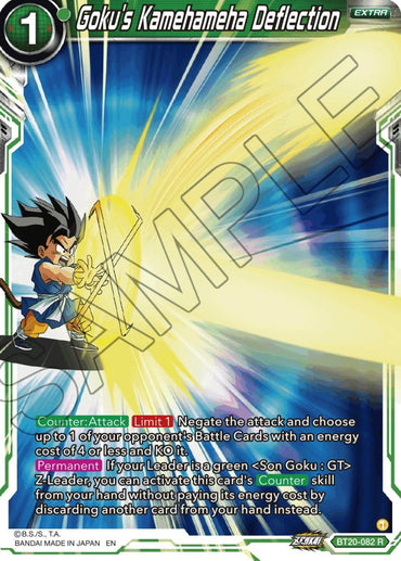 Goku's Kamehameha Deflection (BT20-082) [Power Absorbed] (ONLINE ORDER ONLY)