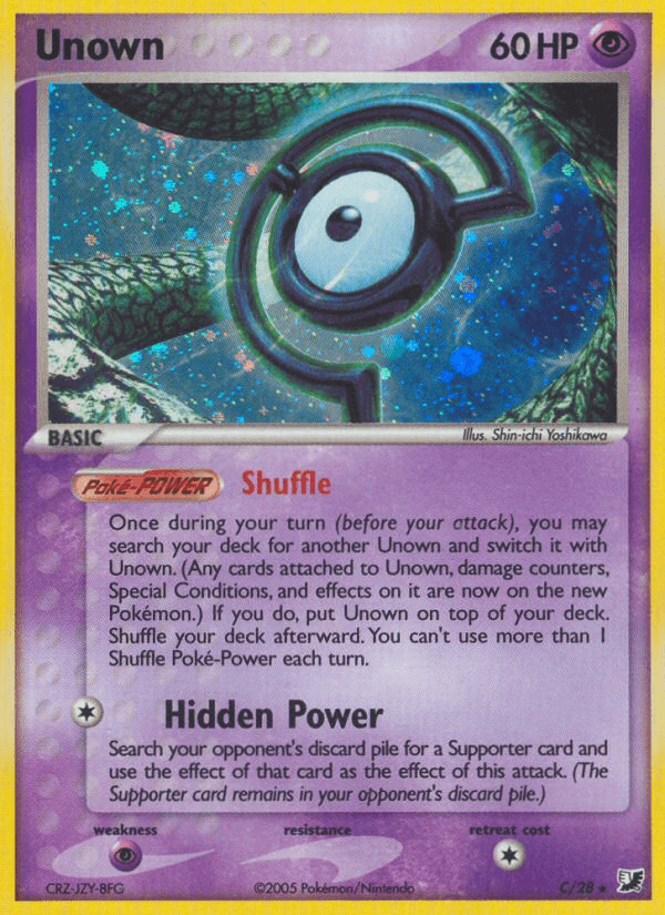 Unown (C) (C/28) [EX: Unseen Forces] (Online Only)