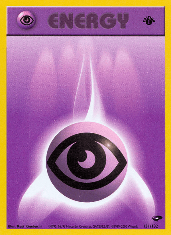 Psychic Energy (131/132) [Gym Challenge 1st Edition] (Online Only)