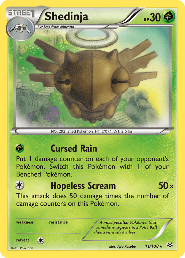 Shedinja (11/108) [XY: Roaring Skies] (Online Only)
