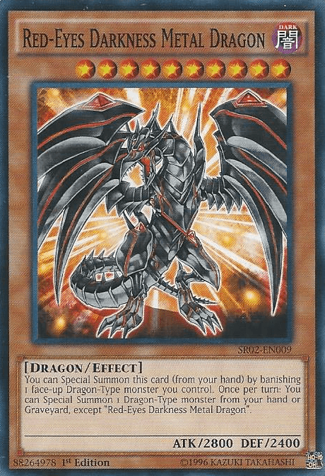 Red-Eyes Darkness Metal Dragon [SR02-EN009] Common (ONLINE ORDER ONLY)