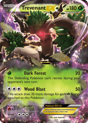 Trevenant EX (19/160) [XY: Primal Clash] (Online Only)