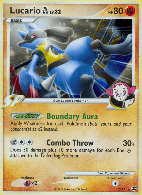 Lucario GL (8/111) [Platinum: Rising Rivals] (Online Only)