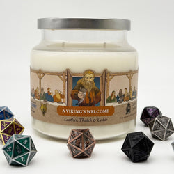 Cantrip Candles - A Viking's Welcome (16 oz Glass Candle) (ONLINE ORDER ONLY)