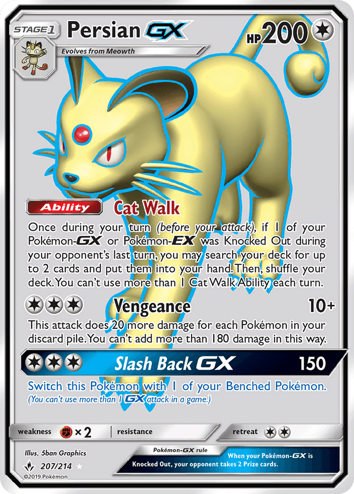Persian GX (207/214) [Sun & Moon: Unbroken Bonds] (Online Only)