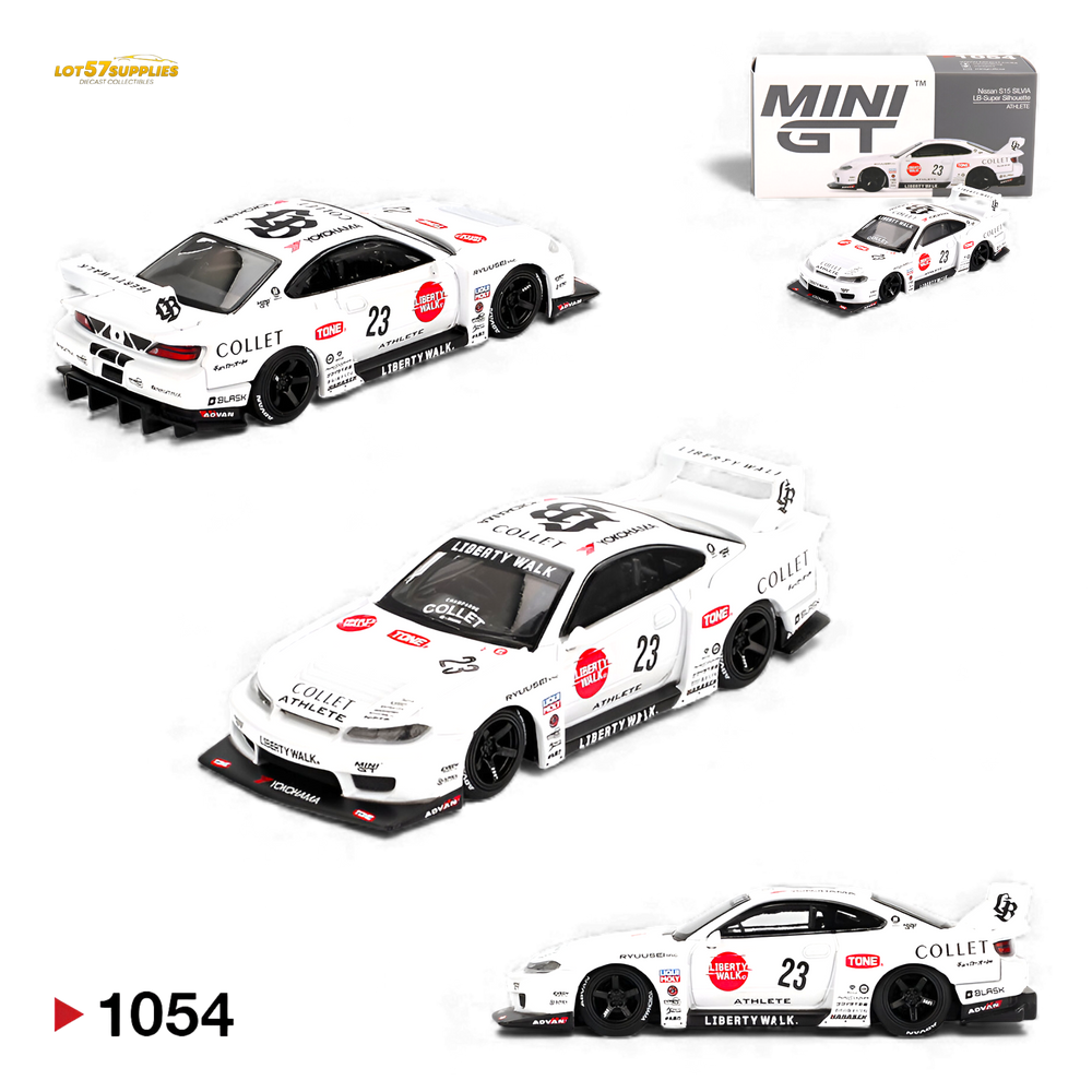 Mini-GT Nissan LB-Super Silhouette S15 SILVIA ATHLETE - 1:64 (ONLINE ORDER ONLY)