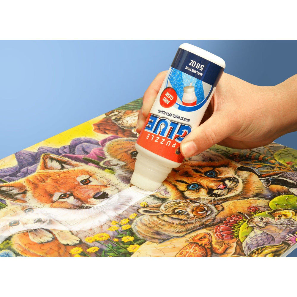 Jigsaw Puzzle Glue with Sponge Applicator - 5 oz (ONLINE ORDER ONLY)