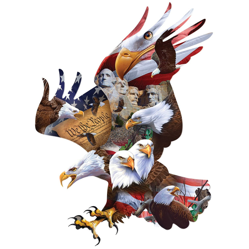 Shapes - Majestic Flight 1000 Piece Shaped Jigsaw Puzzle (ONLINE ORDER ONLY)