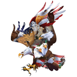 Shapes - Majestic Flight 1000 Piece Shaped Jigsaw Puzzle (ONLINE ORDER ONLY)