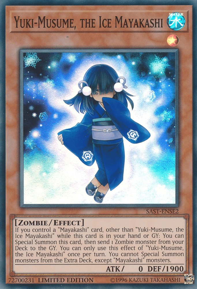 Yuki-Musume, the Ice Mayakashi [SAST-ENSE2] Super Rare (ONLINE ORDER ONLY)