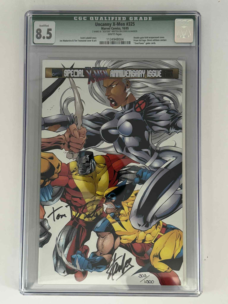 [Double Signed by Stan Lee | Tom DeSanto] Uncanny X-Men #325 CGC 8.5 Green Label Exclusive Var (ONLINE ORDER ONLY)