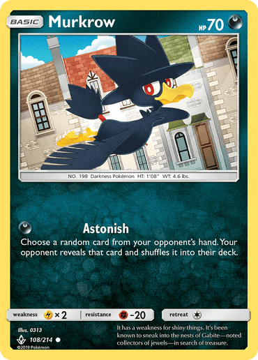 Murkrow (108/214) [Sun & Moon: Unbroken Bonds] (Online Only)