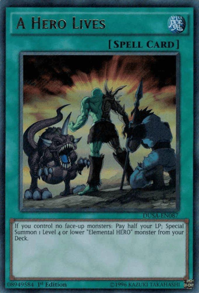 A Hero Lives [DUSA-EN087] Ultra Rare (ONLINE ORDER ONLY)
