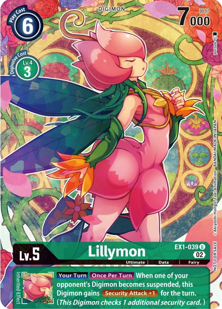 Lillymon [EX1-039] (Digimon Illustration Competition Promotion Pack) [Classic Collection Promos] (ONLINE ORDER ONLY)
