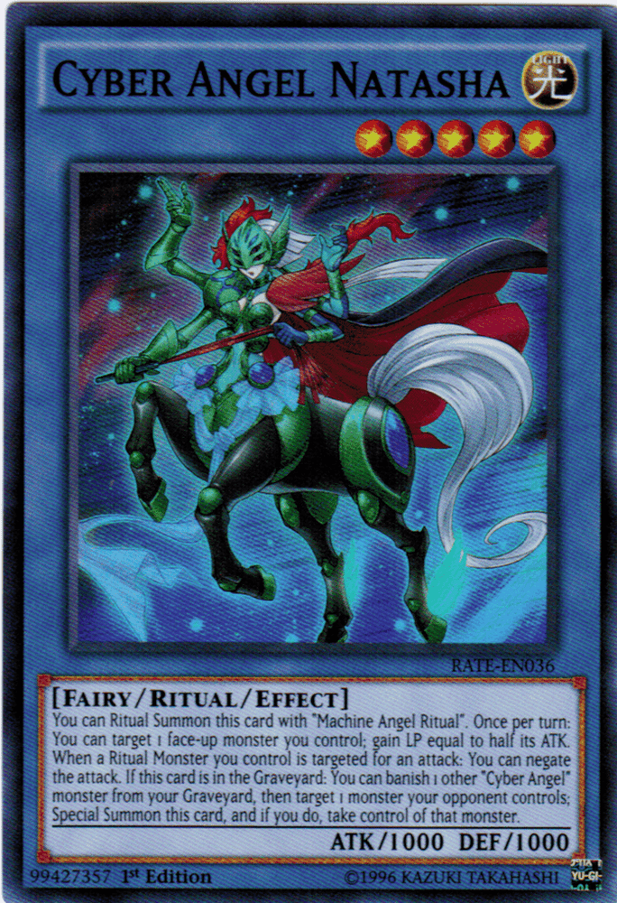 Cyber Angel Natasha [RATE-EN036] Super Rare (ONLINE ORDER ONLY)