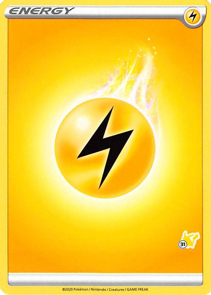 Lightning Energy (Pikachu Stamp #31) [Battle Academy 2022] (Online Only)
