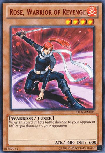 Rose, Warrior of Revenge (Red) [DL16-EN005] Rare (ONLINE ORDER ONLY)