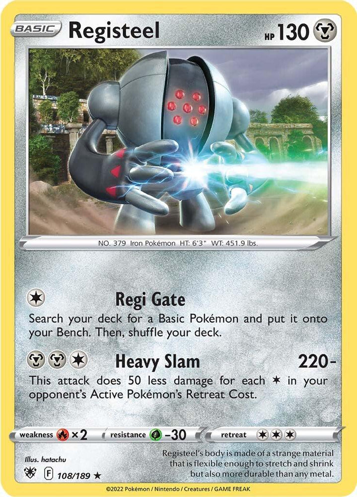 Registeel (108/189) [Sword & Shield: Astral Radiance] (Online Only)