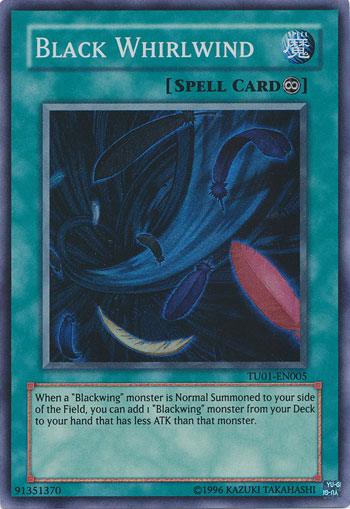 Black Whirlwind [TU01-EN005] Super Rare (ONLINE ORDER ONLY)