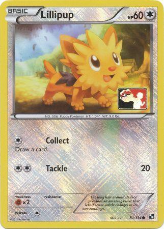 Lillipup (81/114) (League Promo) [Black & White: Base Set] (Online Only)