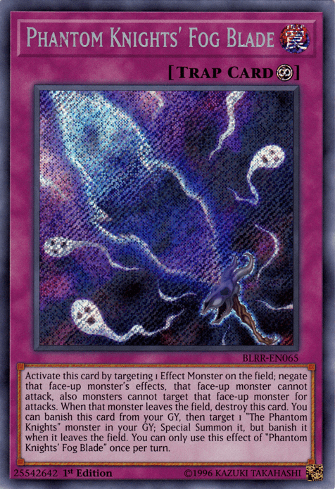 Phantom Knights' Fog Blade [BLRR-EN065] Secret Rare (ONLINE ORDER ONLY)