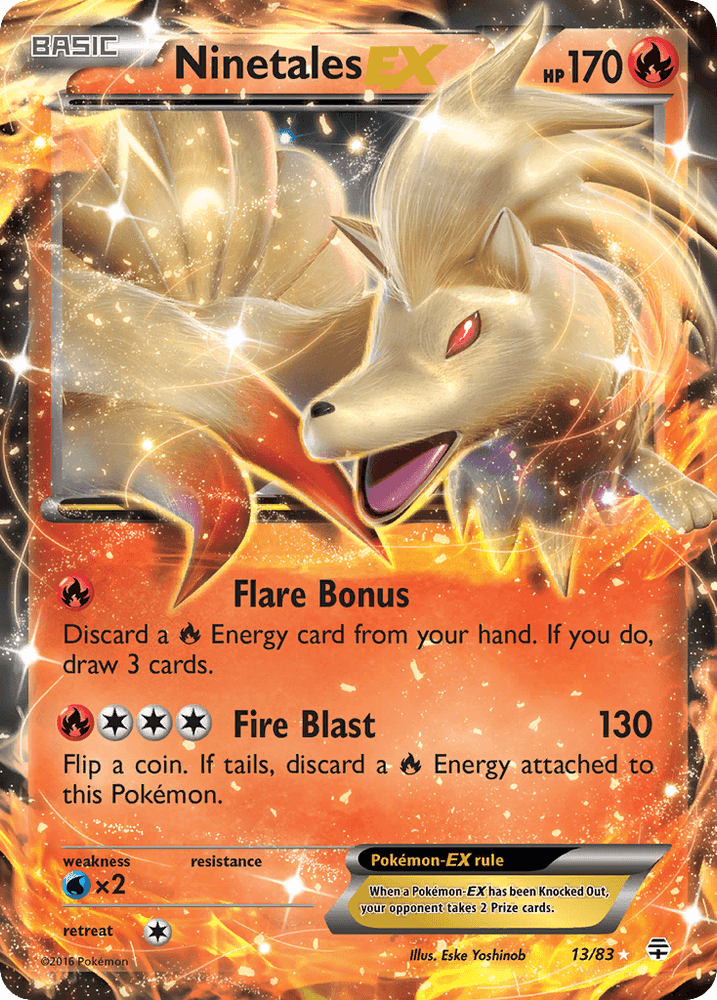 Ninetales EX (13/83) [XY: Generations] (Online Only)