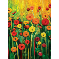 Quilted - The Joy of Flowers 1000 Piece Jigsaw Puzzle (ONLINE ORDER ONLY)