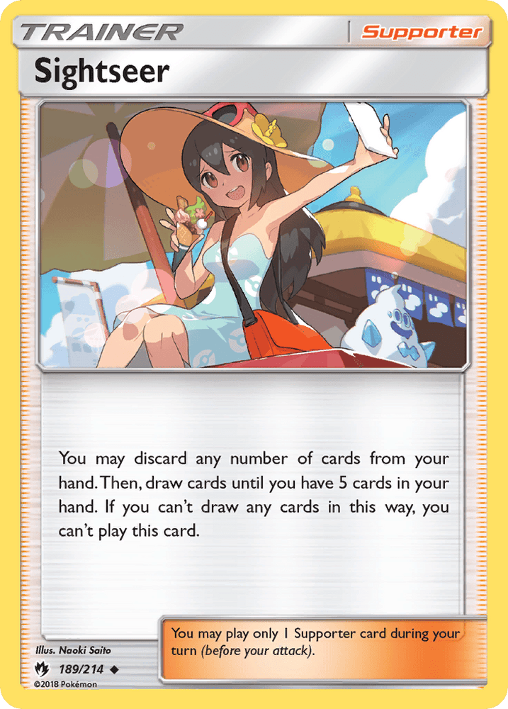Sightseer (189/214) [Sun & Moon: Lost Thunder] (Online Only)
