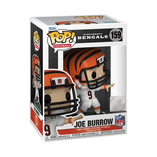 NFL Bengals Joe Burrow (Away Uniform) Funko Pop! Vinyl Figure #159 (ONLINE ORDER ONLY)