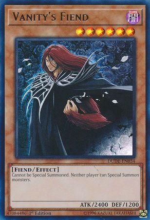 Vanity's Fiend [DUDE-EN034] Ultra Rare (ONLINE ORDER ONLY)
