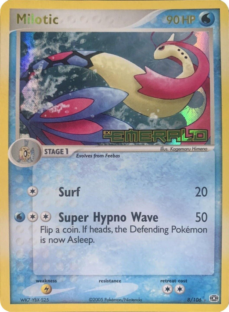 Milotic (8/106) (Stamped) [EX: Emerald] (Online Only)