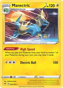 Manectric (052/185) [Sword & Shield: Vivid Voltage] (Online Only)