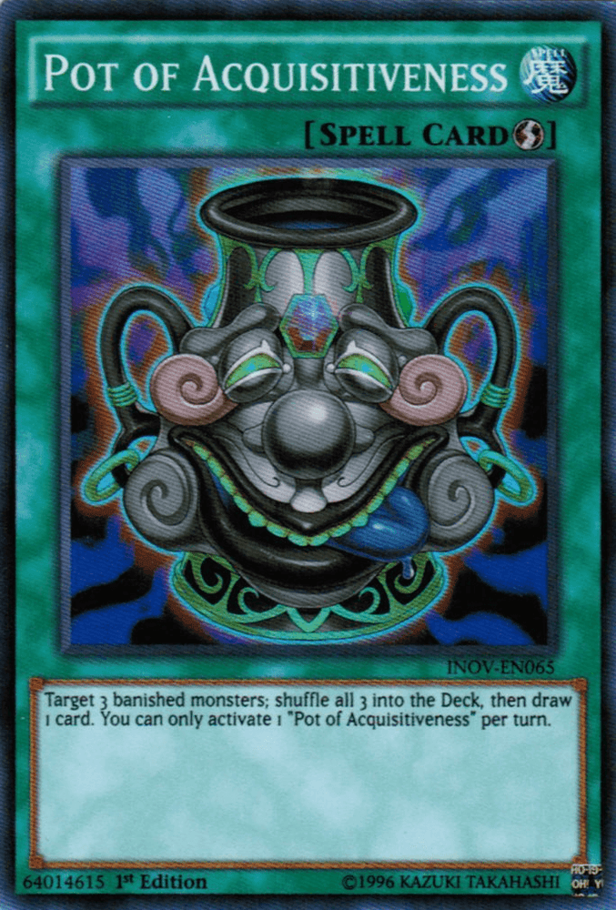 Pot of Acquisitiveness [INOV-EN065] Super Rare (ONLINE ORDER ONLY)