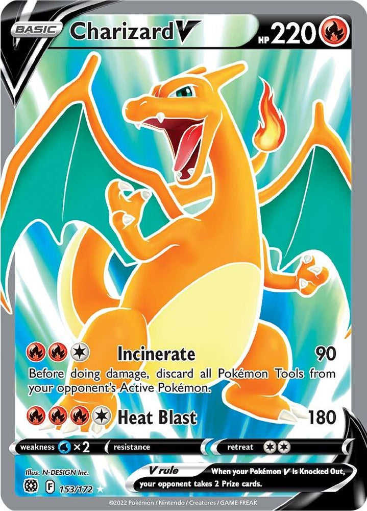 Charizard V (153/172) [Sword & Shield: Brilliant Stars] (Online Only)