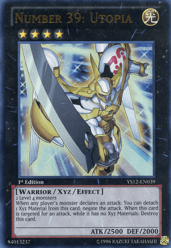 Number 39: Utopia [YS12-EN039] Ultra Rare (ONLINE ORDER ONLY)