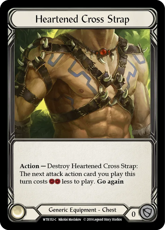 Heartened Cross Strap [WTR152-C] (Welcome to Rathe)  Alpha Print Cold Foil - Anime Imports LLC