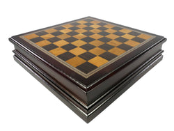 Chess Set - Metal Staunton Chessmen in Wood Chest (ONLINE ORDER ONLY)
