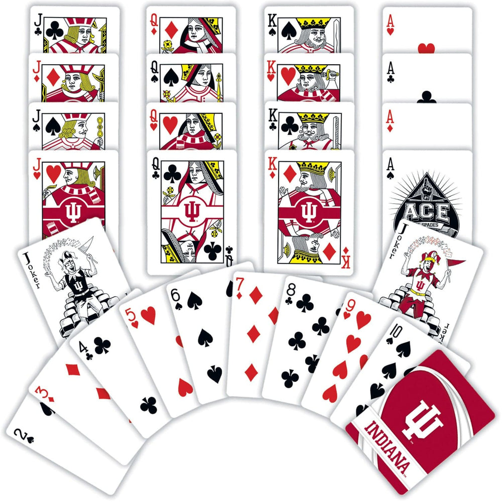Indiana Hoosiers Playing Cards - 54 Card Deck (ONLINE ORDER ONLY)