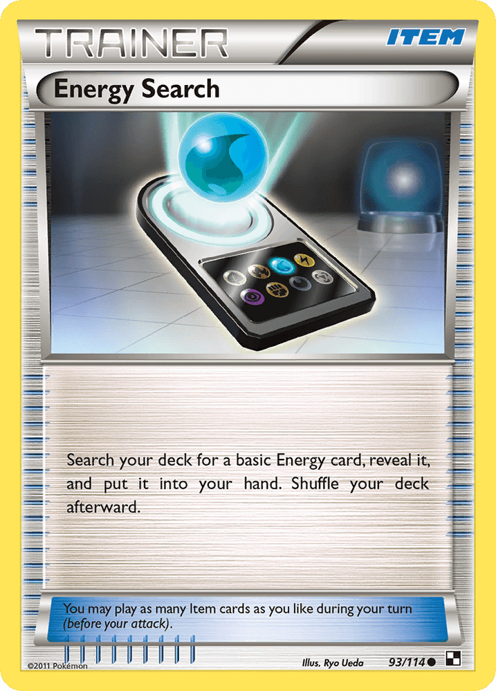 Energy Search (93/114) [Black & White: Base Set] (Online Only)