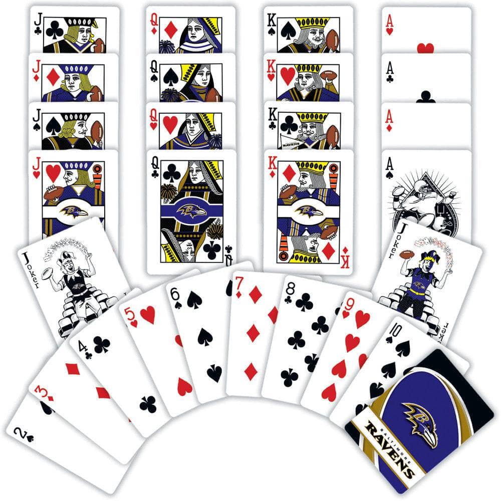Baltimore Ravens Playing Cards - 54 Card Deck (ONLINE ORDER ONLY)