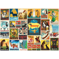 Vintage Posters - Dog Lovers 1000 Piece Jigsaw Puzzle (ONLINE ORDER ONLY)