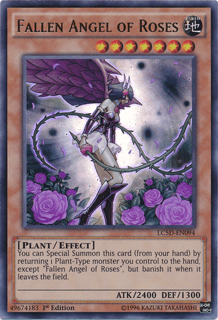 Fallen Angel of Roses [LC5D-EN094] Ultra Rare (ONLINE ORDER ONLY)