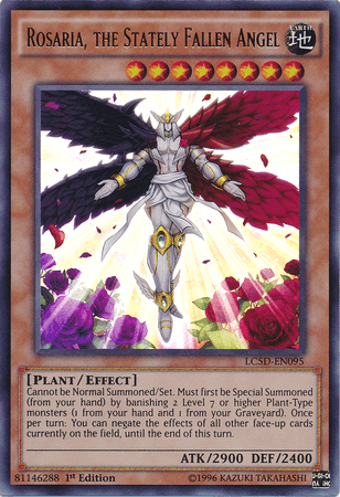 Rosaria, the Stately Fallen Angel [LC5D-EN095] Ultra Rare (ONLINE ORDER ONLY)