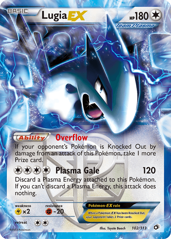 Lugia EX (102/113) [Black & White: Legendary Treasures] (Online Only)