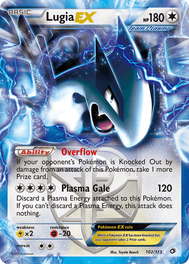 Lugia EX (102/113) [Black & White: Legendary Treasures] (Online Only)