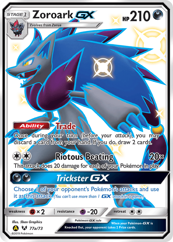 Zoroark GX (77a/73) [Alternate Art Promos] (Online Only)